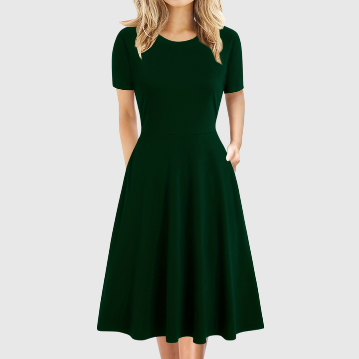 Evelyn Quinn | Retro A-Line Summer Dress