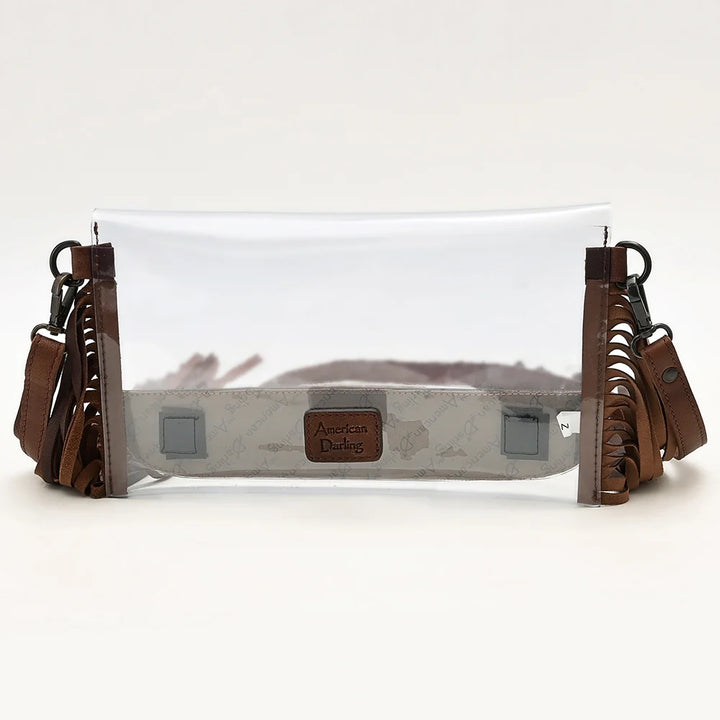 American Darling Clear Genuine Leather Western Bag