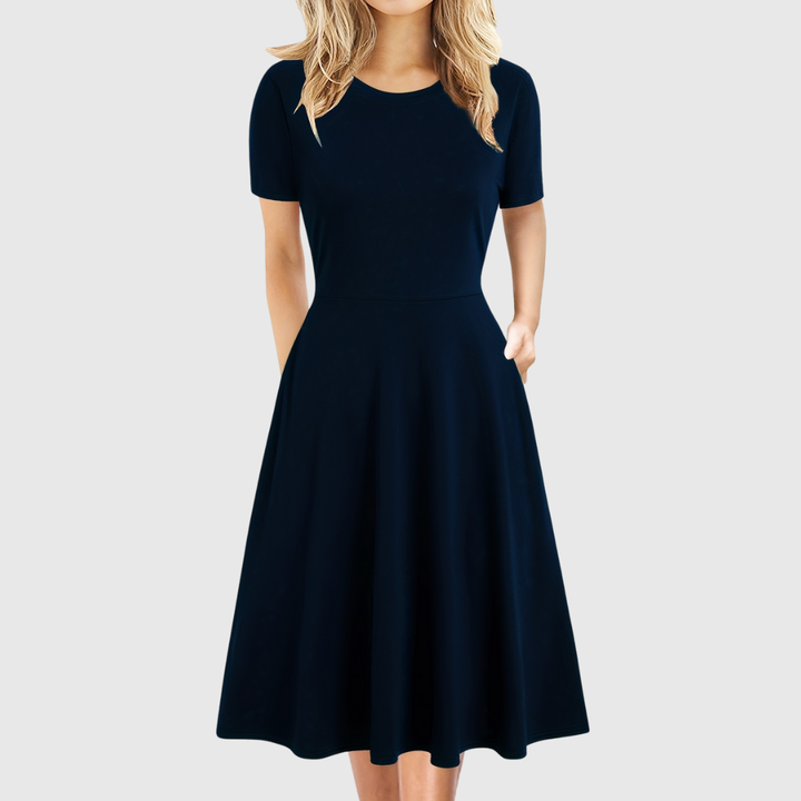 Evelyn Quinn | Retro A-Line Summer Dress