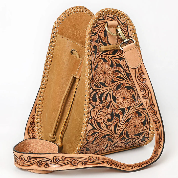 American Darling Bucket Hand Tooled Genuine Western Bag