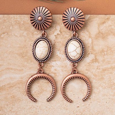 Layers of Western Earrings- 2 Colors | gussieduponline