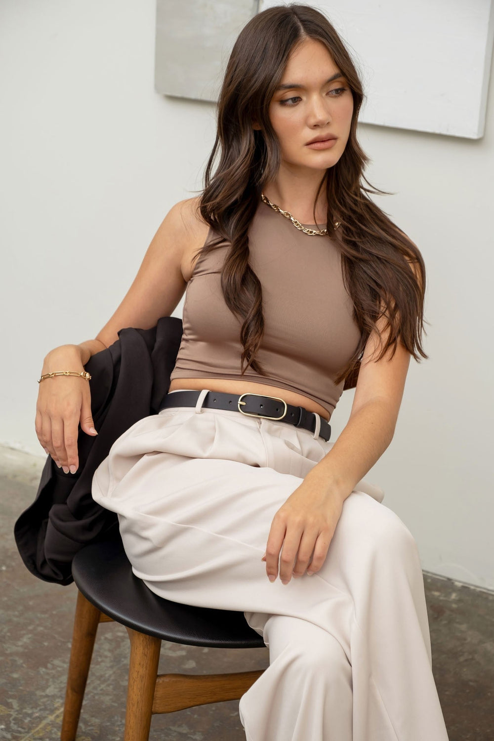 Smooth Crew Cropped Tank - Multiple colors | gussieduponline