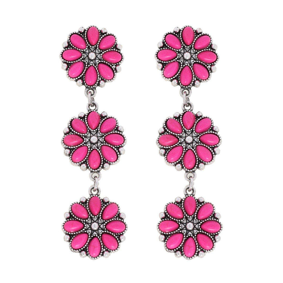 Western Petals Earrings | gussieduponline