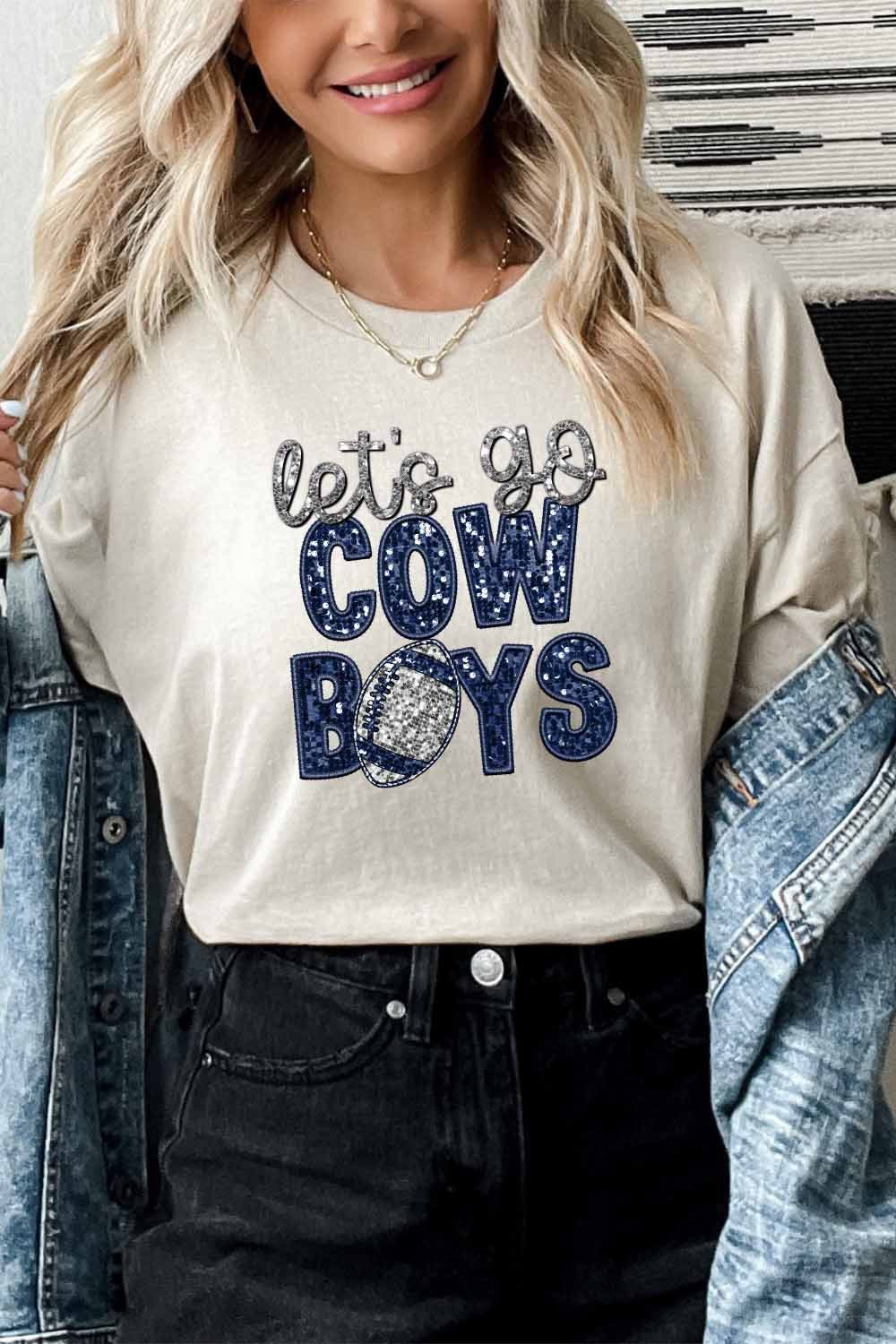 Let's Go Cowboys Graphic Tee | gussieduponline