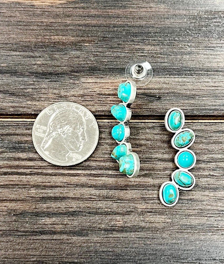 Navajo Turquoise Stud Earrings