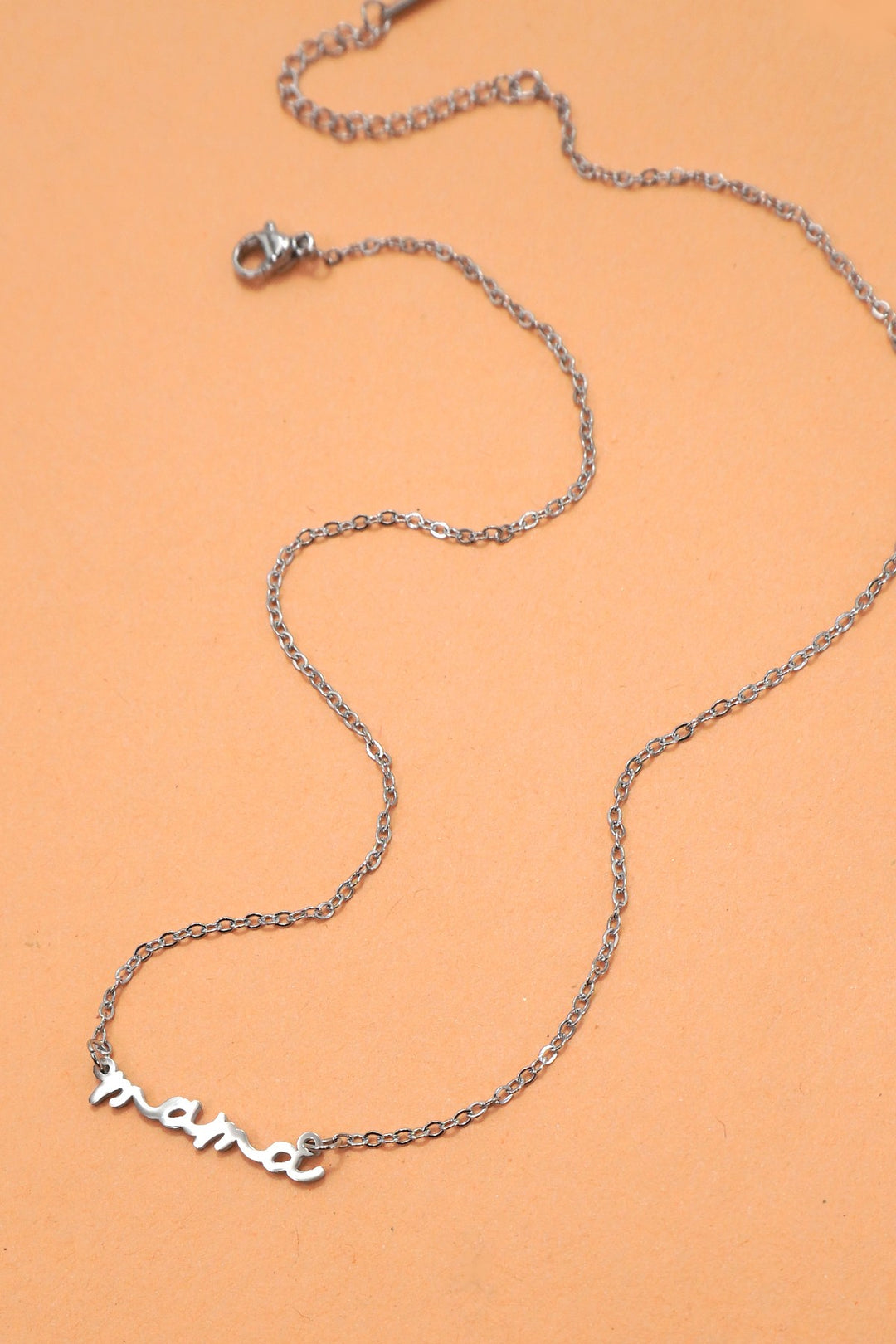 Silver MAMA  Necklace