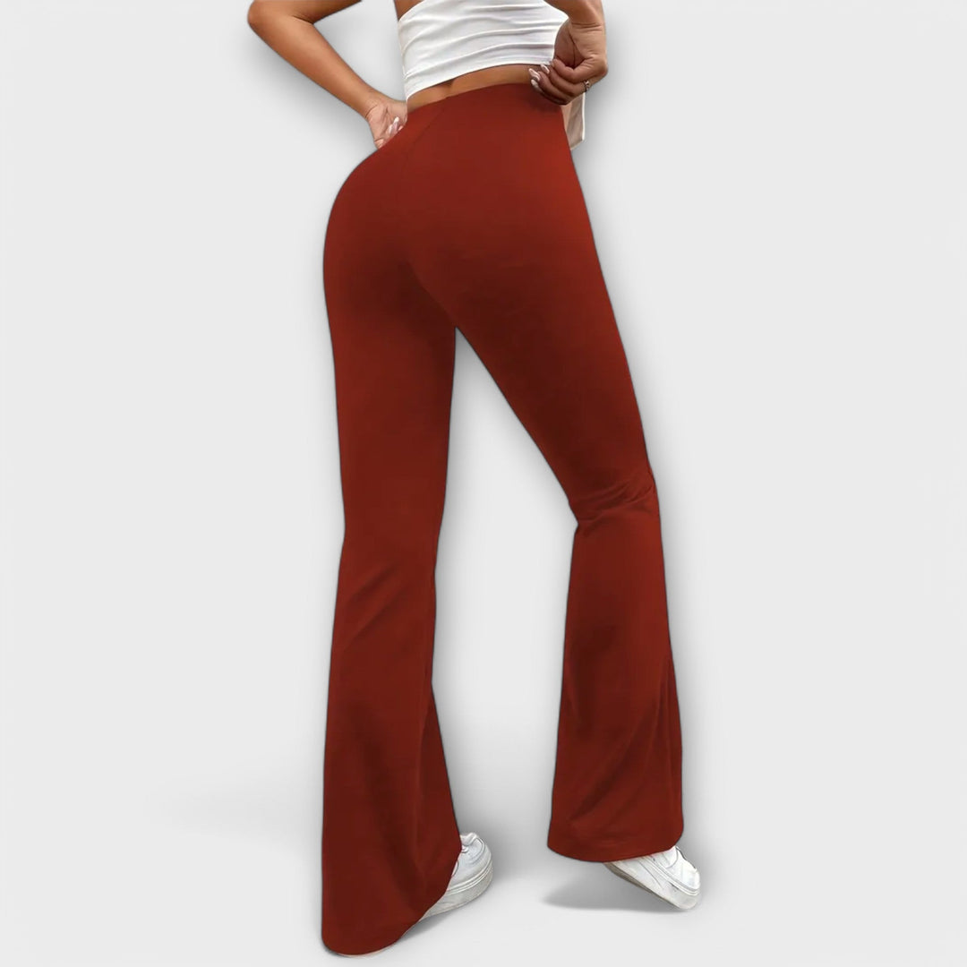 Serena - Relaxed Pants With Flared Leg