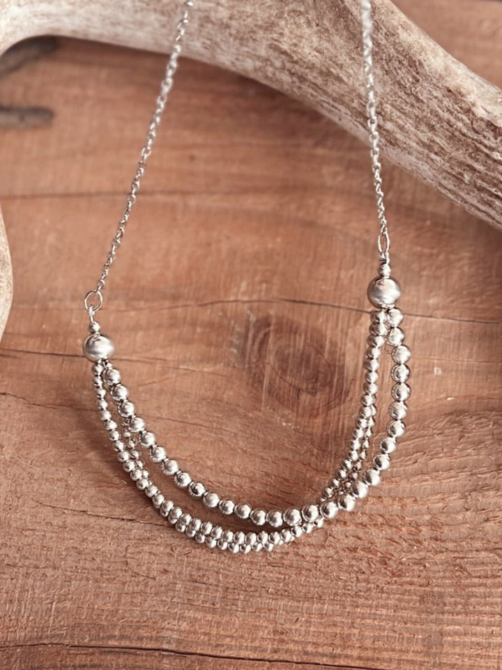 3-Strand Bead Navajo Inspired Necklace | gussieduponline