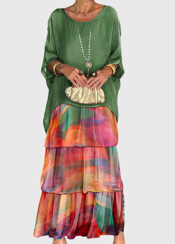 Susan | Long And Flowing Elegant Dress