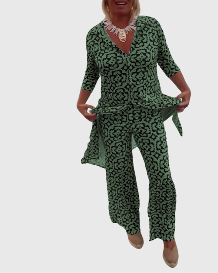 Gabriella | Elegant Vintage Two-Piece Set