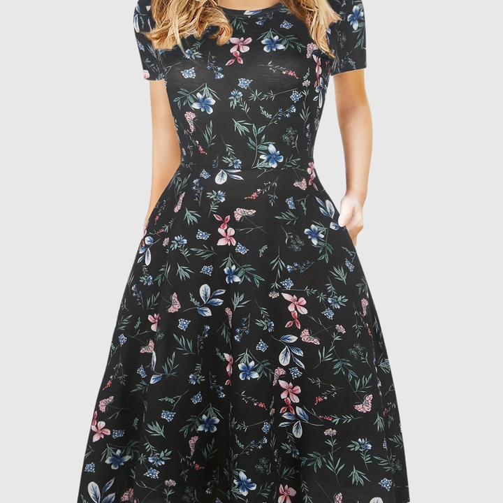 Evelyn Quinn | Retro A-Line Summer Dress