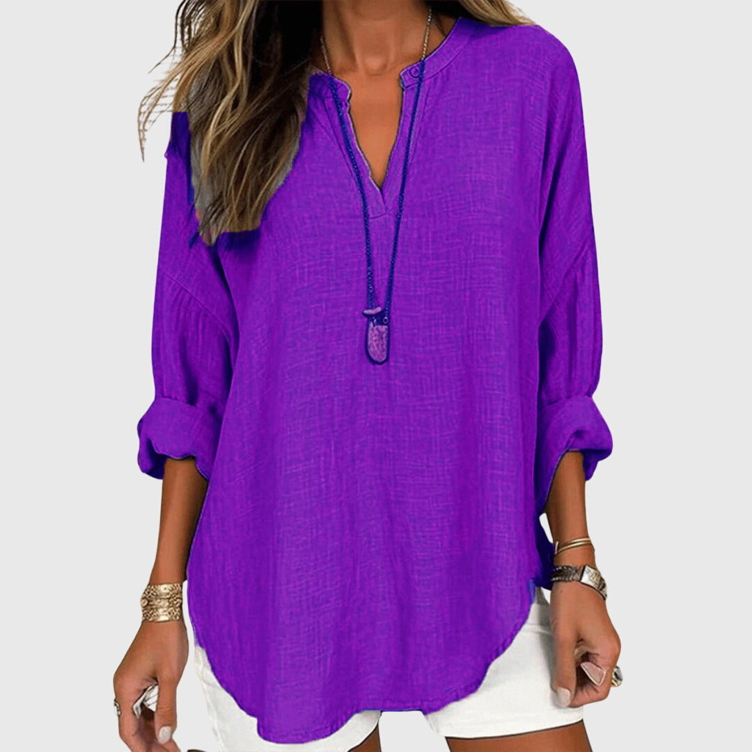 Lenara | Flowy Elegant Beach Shirt