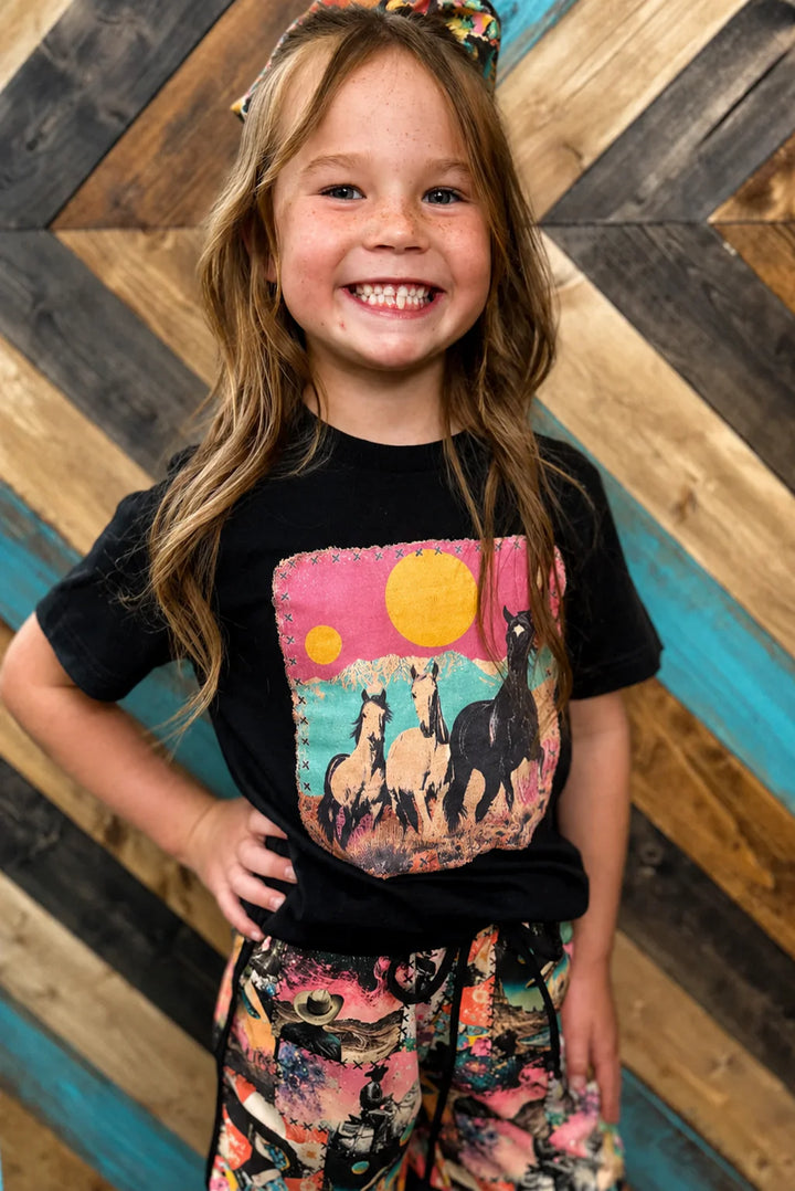 KIDS Sterling Kreek Cosmic Cowgirl Tee