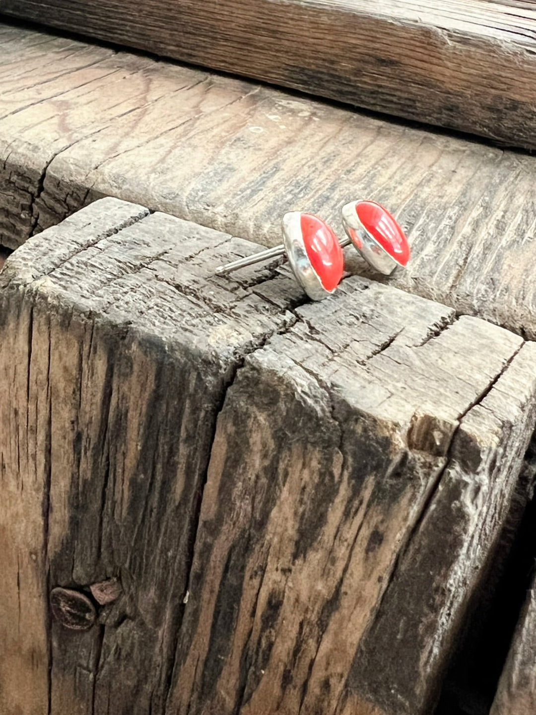 Komatiite Navajo Handcrafted Sterling Earring | gussieduponline