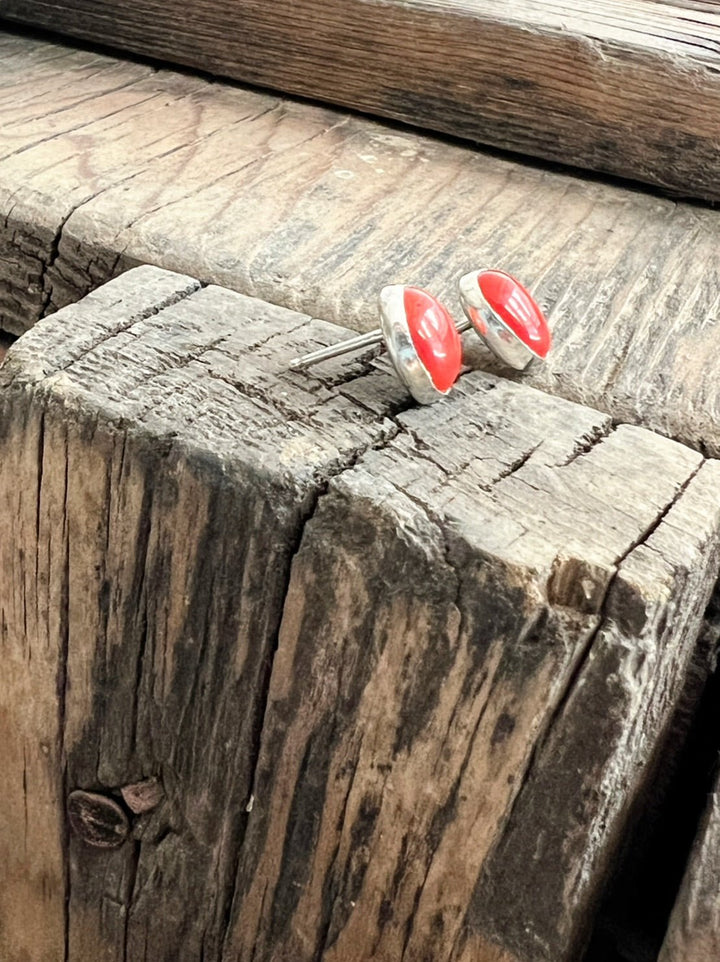 Komatiite Navajo Handcrafted Sterling Earring | gussieduponline