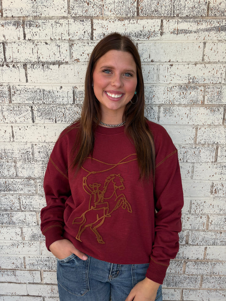 Ariat Women's Cabernet Lasso Sweatshirt