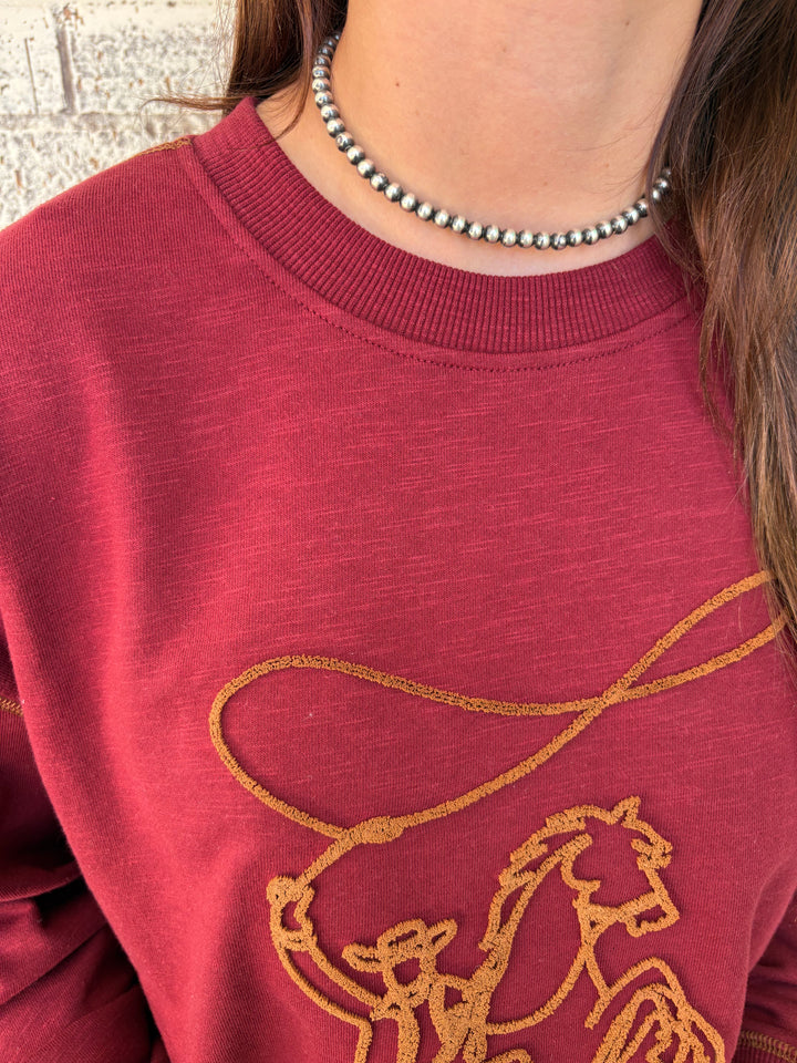 Ariat Women's Cabernet Lasso Sweatshirt