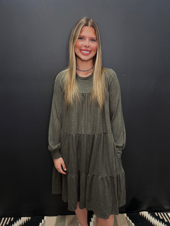 Still Be Here Layered Dress - 4 Colors*