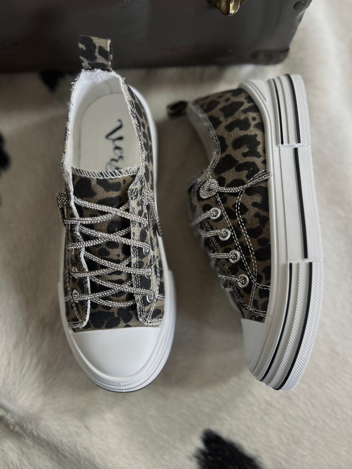 Can I Get An Aman Tan Leopard Sneakers