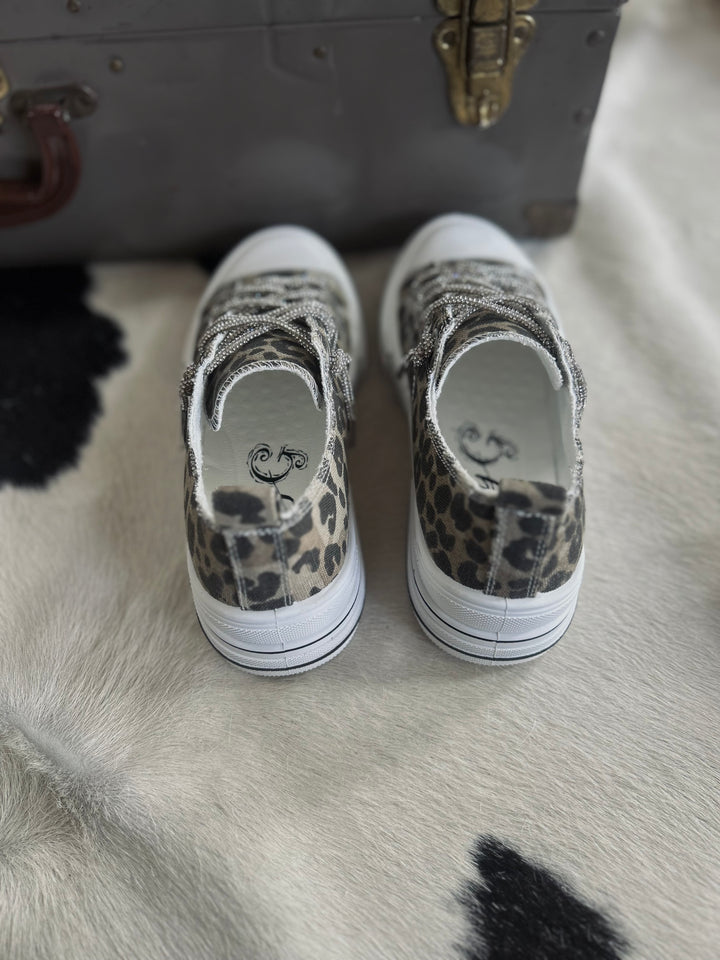 Can I Get An Aman Tan Leopard Sneakers