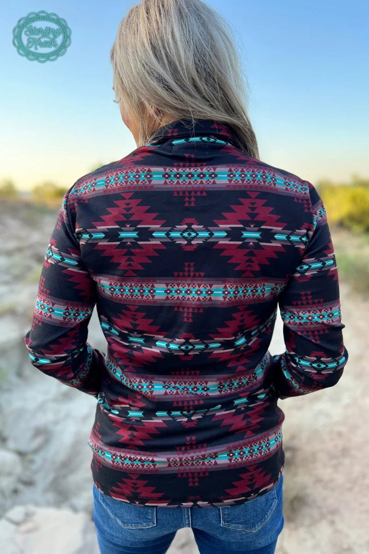 Sterling Kreek The Crimson Valley Pullover | gussieduponline