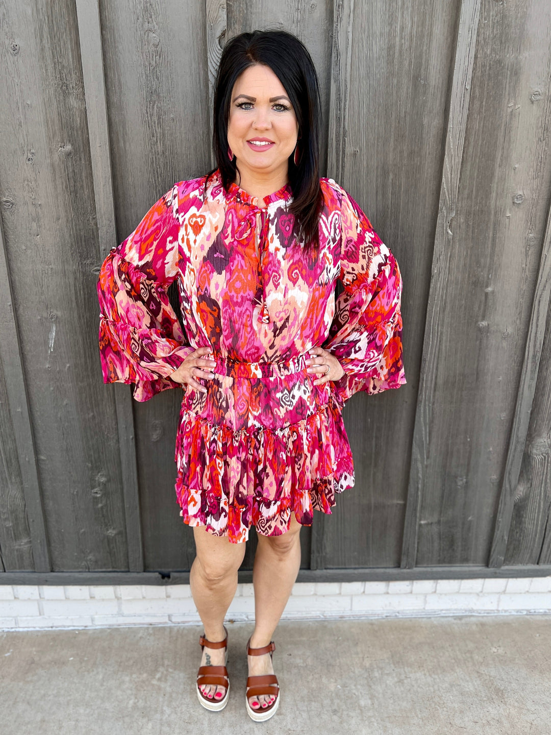 Pink Southern Bell Mini Dress | gussieduponline