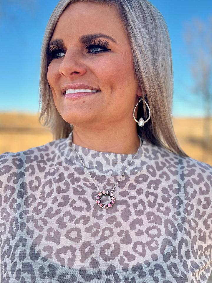 Plus Snow Leopard Top | gussieduponline