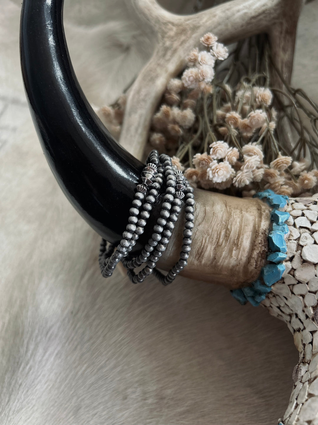 5 Strand Dainty Accent Stretch Bracelet