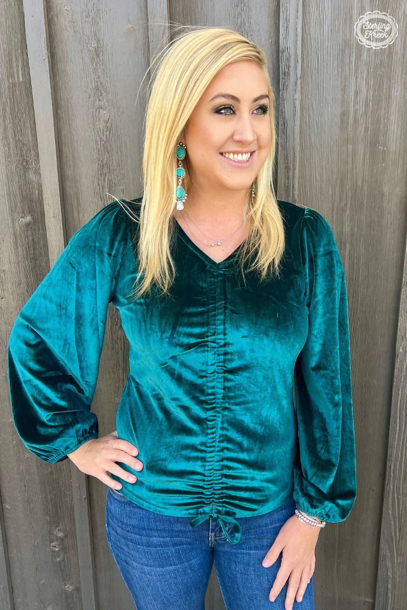 Texas Twist Emerald Top | gussieduponline