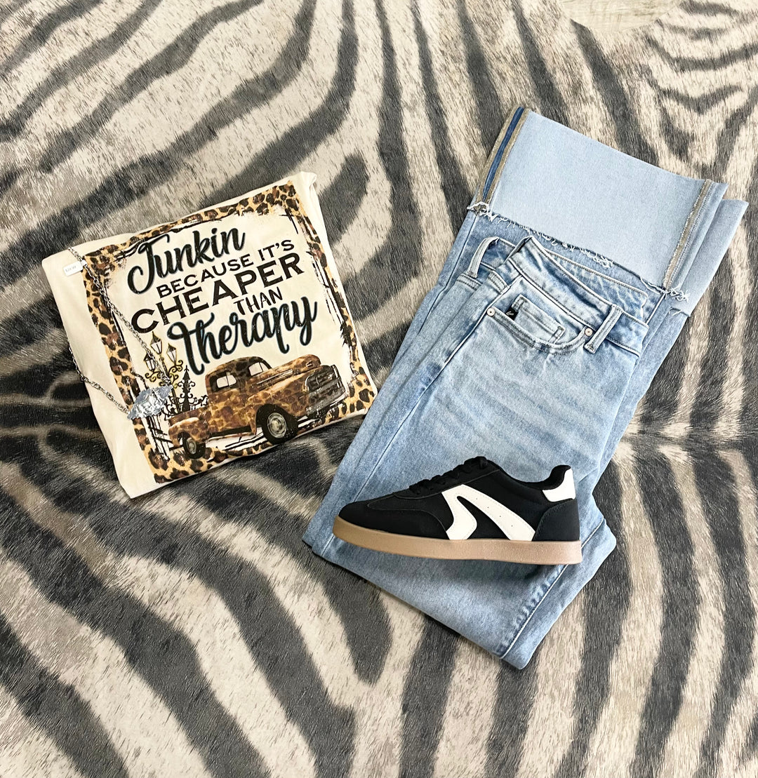 Junkin Cheaper Than Therapy Graphic Tee