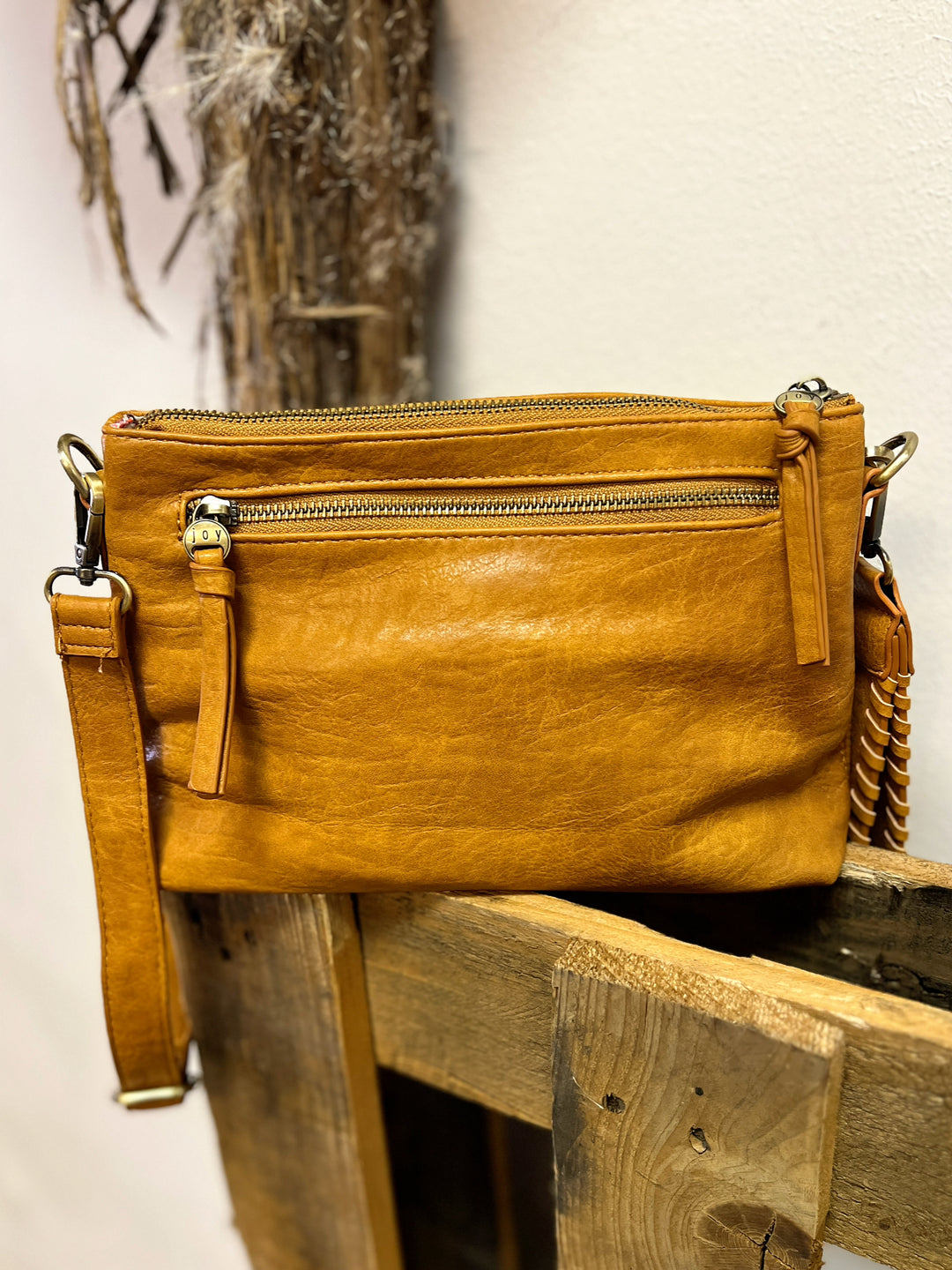 Joy Susan Whip Stitch Convertible Crossbody Bag