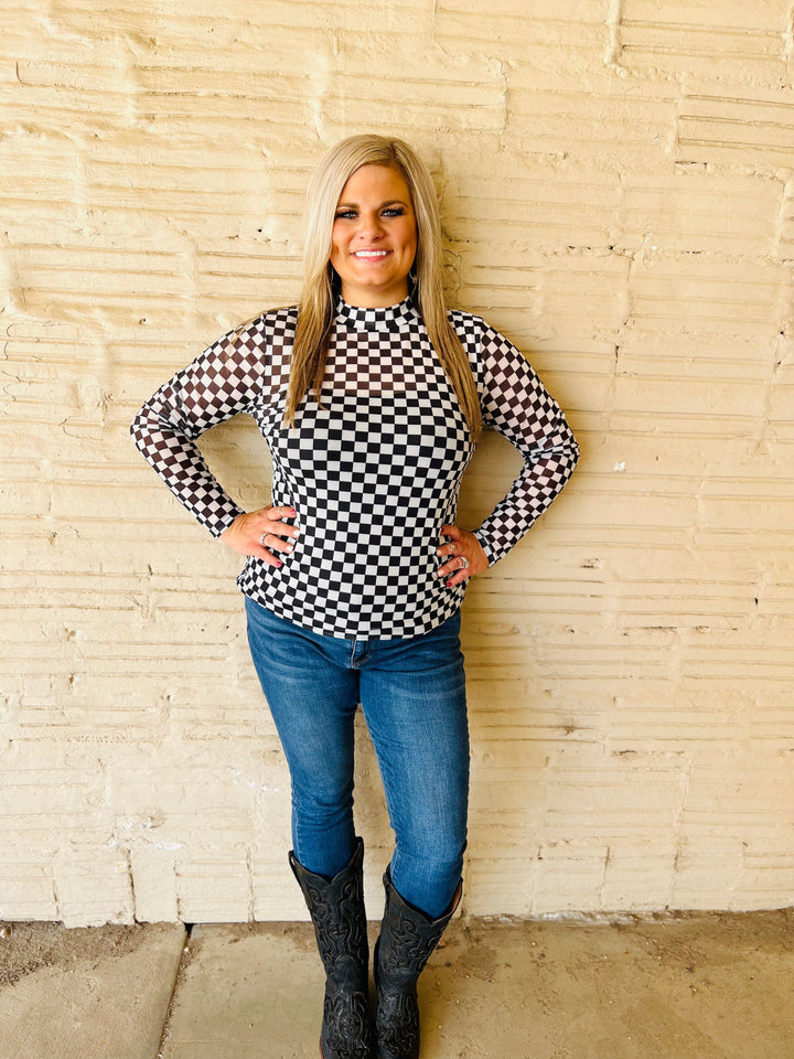 Round The Track Top | gussieduponline