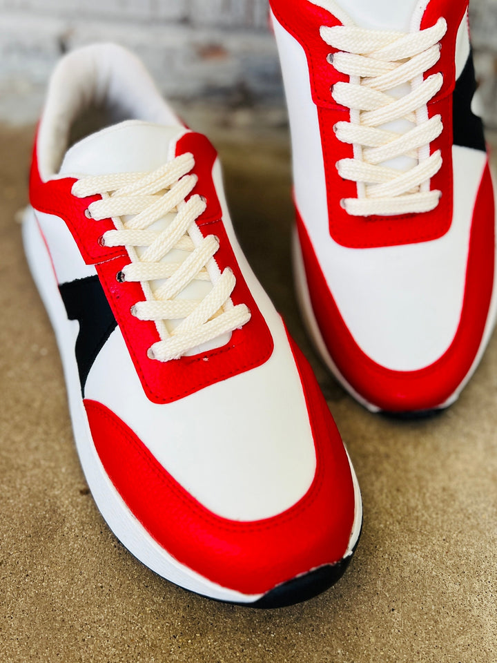 She's On Fire Sneakers | gussieduponline