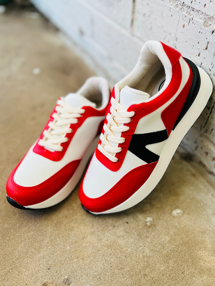 She's On Fire Sneakers | gussieduponline