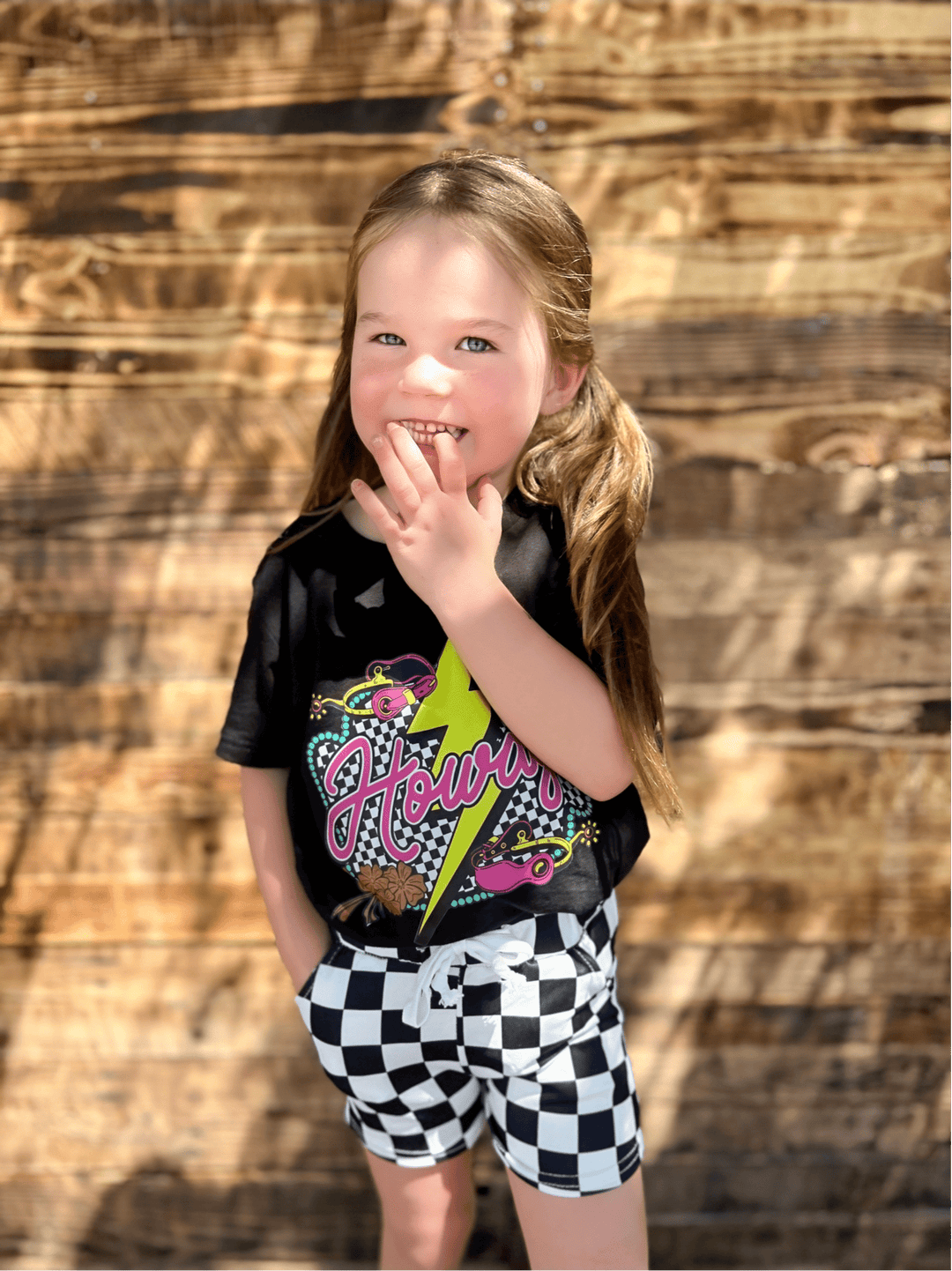 KIDS Howdy Thunderbolt Western Graphic Tee | gussieduponline