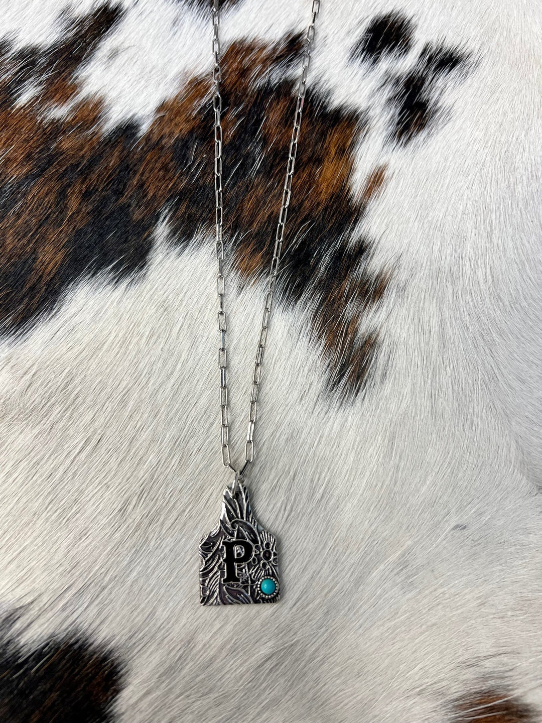 Initially Tagged Letter Necklace | gussieduponline