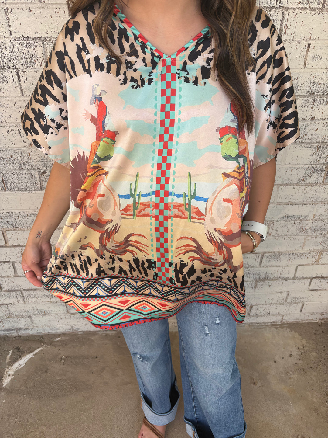 8 Second Ride Oversized Poncho