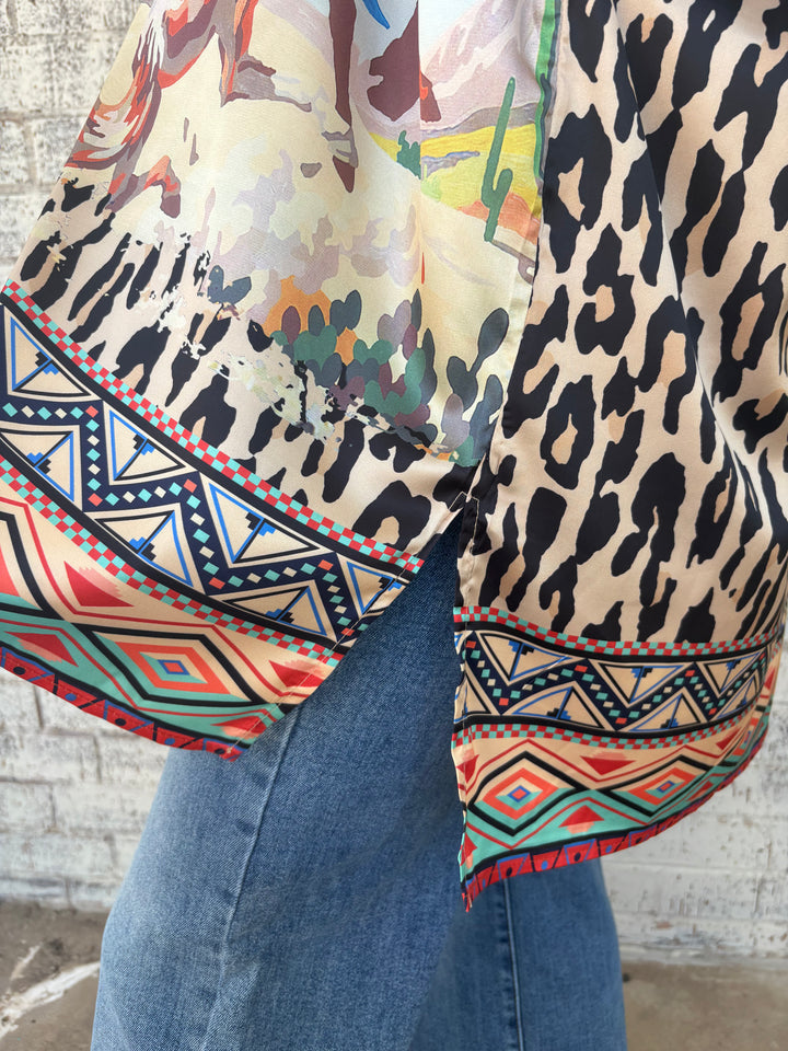 8 Second Ride Oversized Poncho