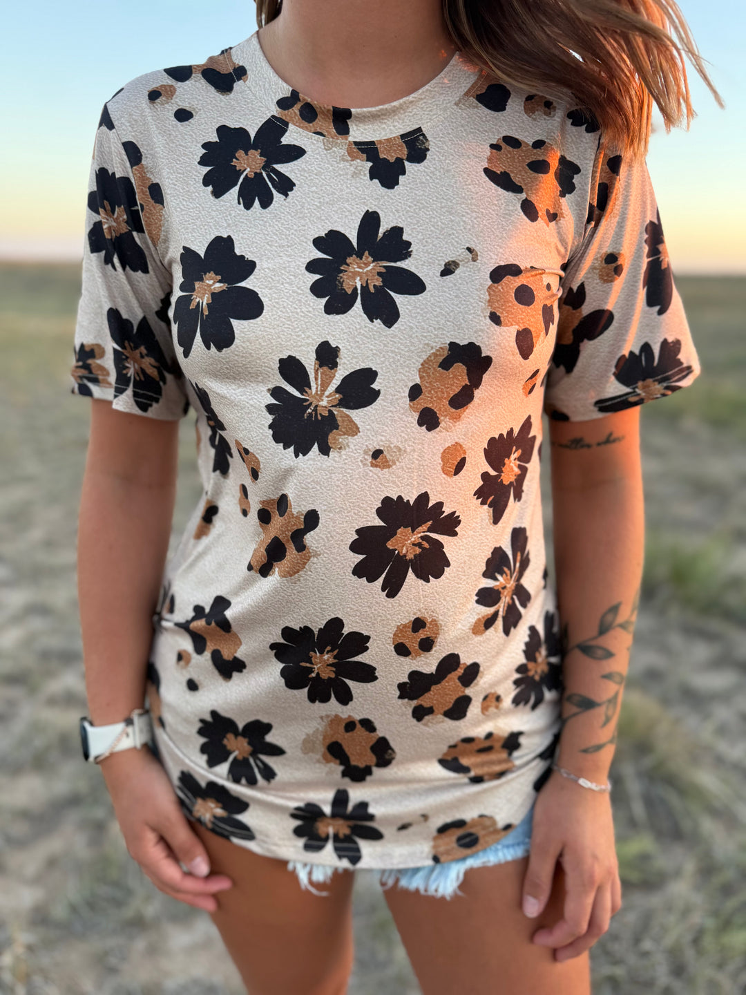Sterling Kreek Desert Leopard Top