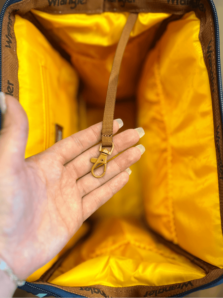 The Original Wrangler Diaper Bag -Navy & Blue | gussieduponline