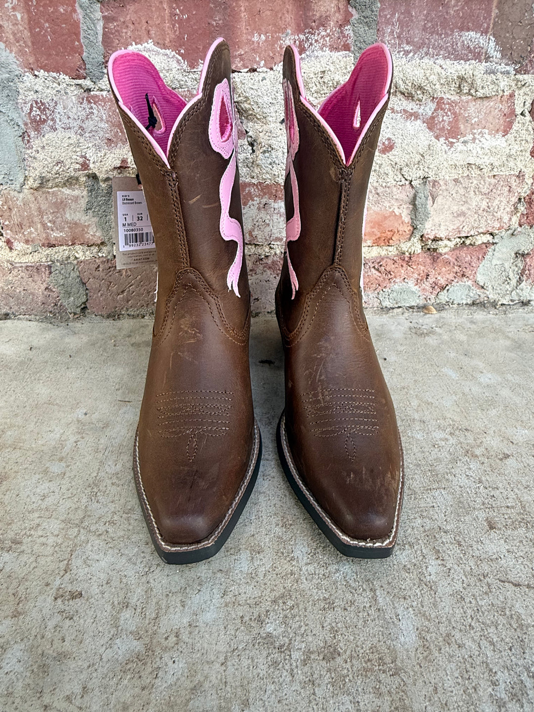 KIDS Ariat Lil Bow D Toe Western Boot
