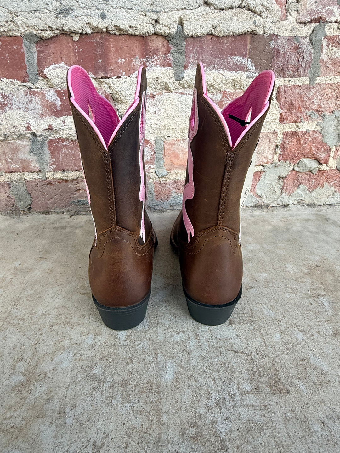 KIDS Ariat Lil Bow D Toe Western Boot