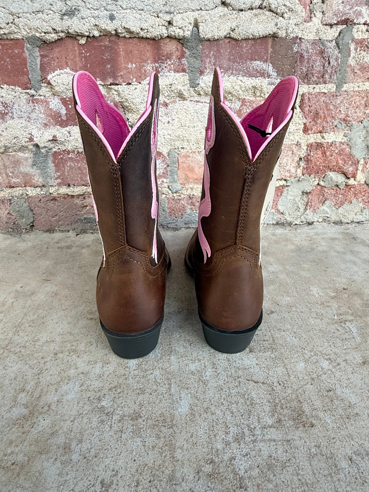 KIDS Ariat Lil Bow D Toe Western Boot