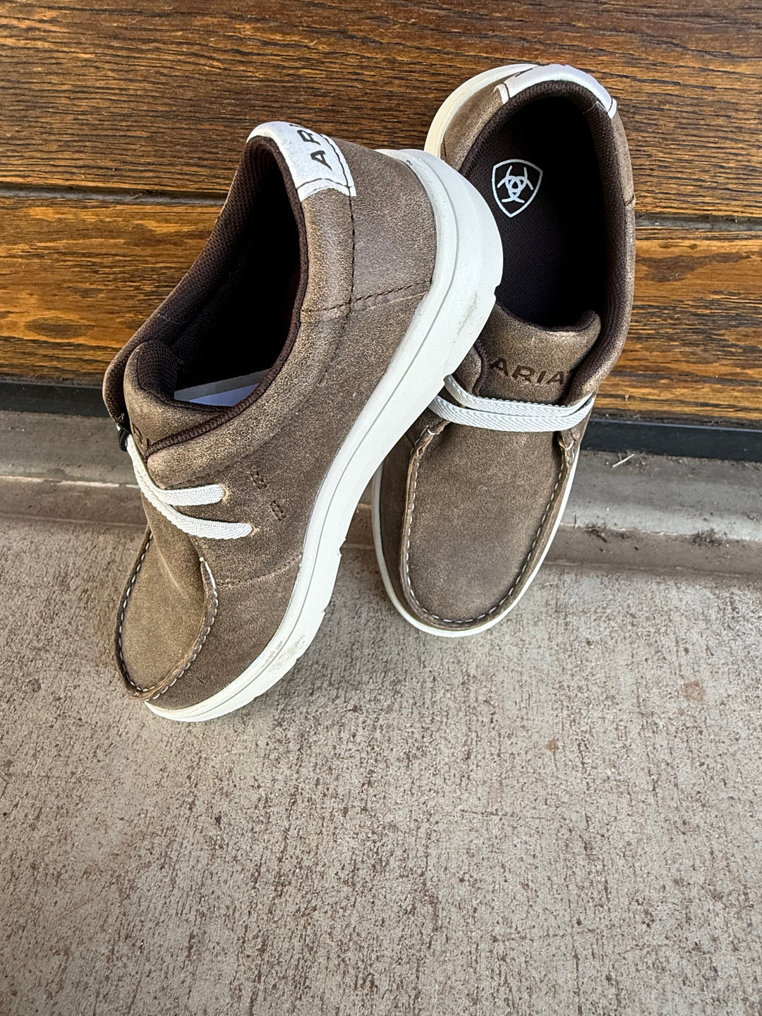 KIDS Ariat Brown Hilo Slip On Shoe