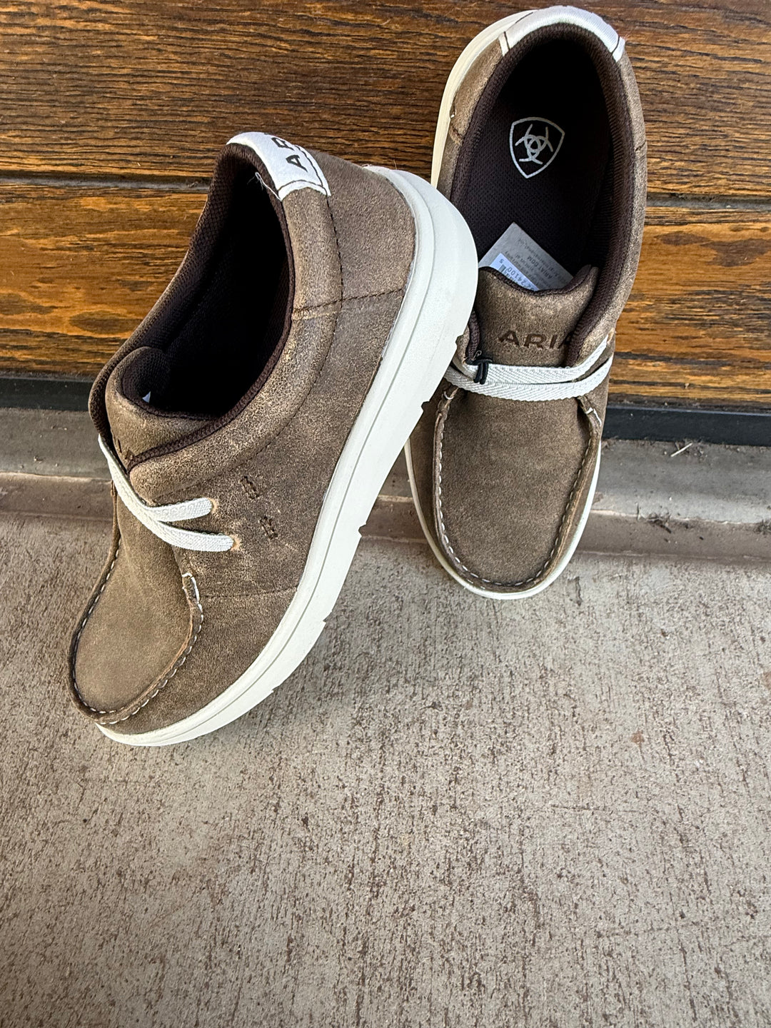 KIDS Ariat Brown Hilo Slip On Shoe