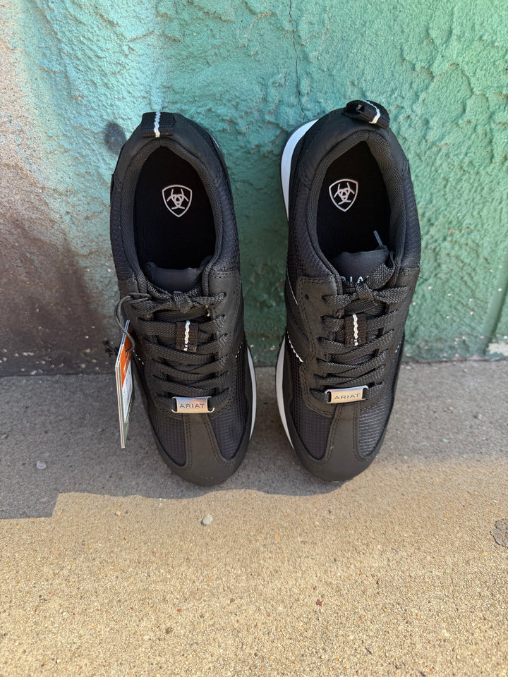 Women's Ariat Ranch Runner H2O Black Sneakers