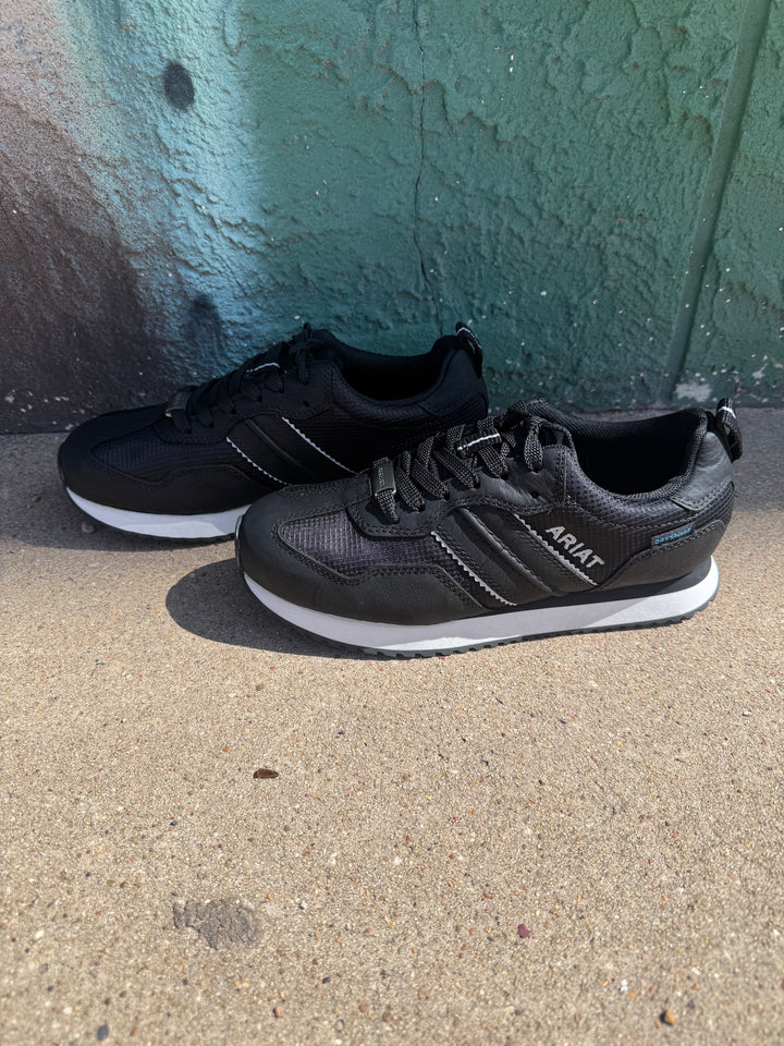 Women's Ariat Ranch Runner H2O Black Sneakers