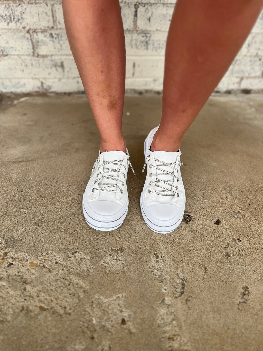 Can I Get An Aman White Sneakers | gussieduponline