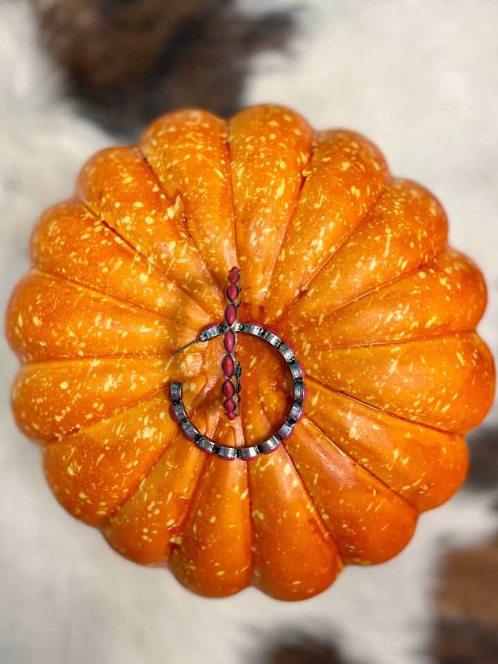 Hoops of Stones Earrings | gussieduponline