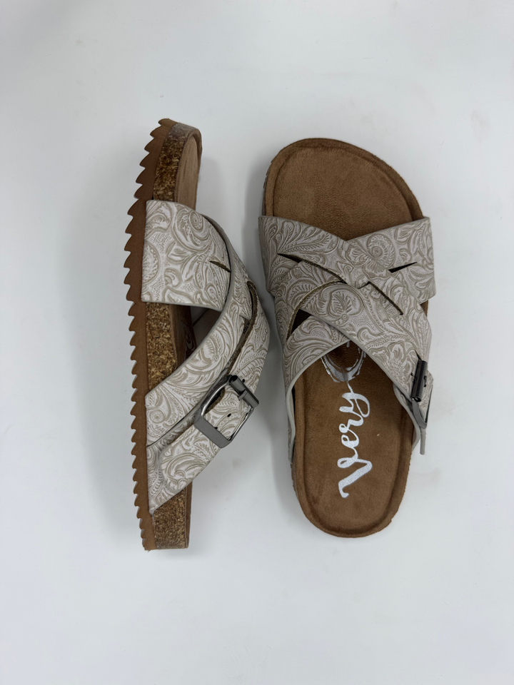 Very G Jada Light Grey Sandals